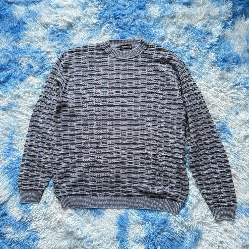 Toscano Made in Italy XL Striped Crewneck Sweater